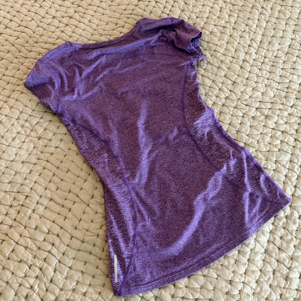 Fabletics Vibrant Purple Short Sleeve Tee
